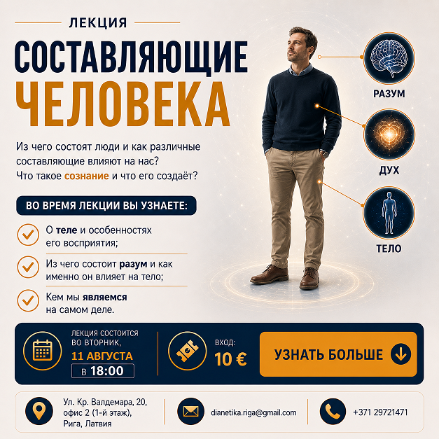 Лекция Nr2 Составляющие человека